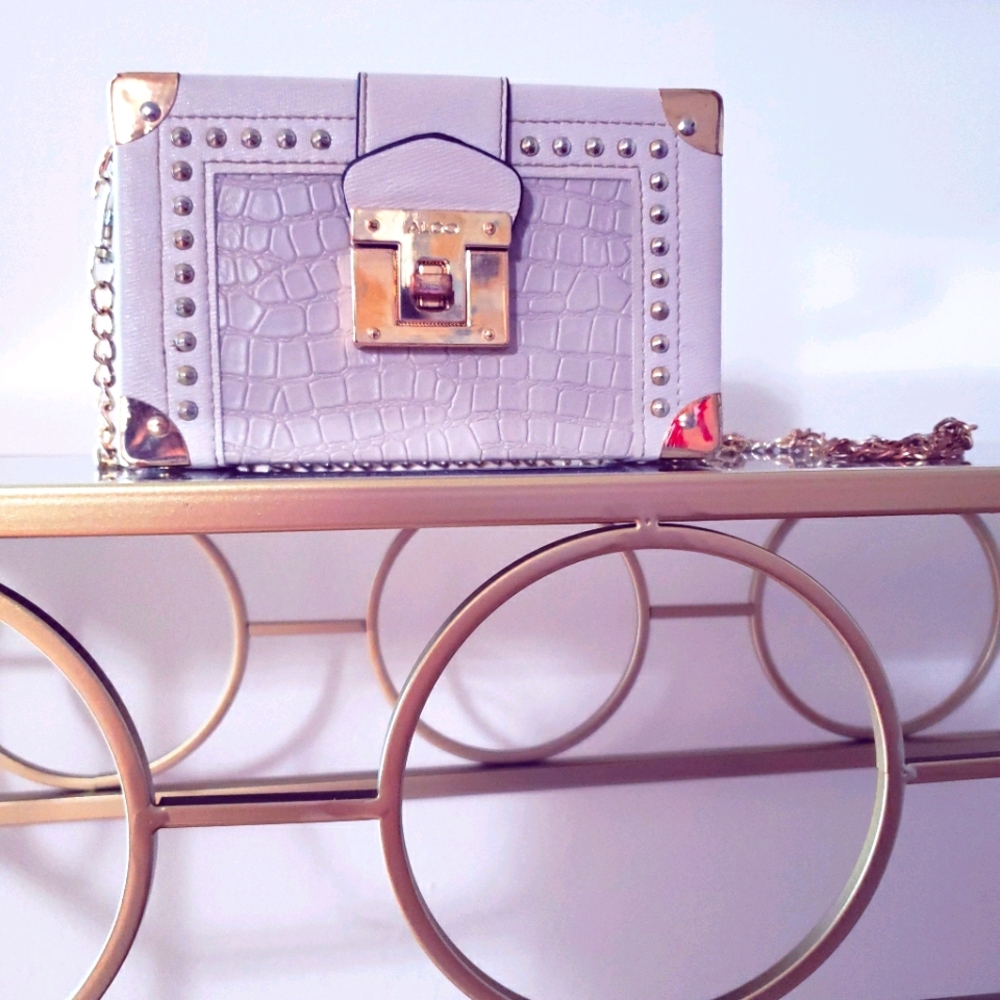 Aldo Croc Clutch